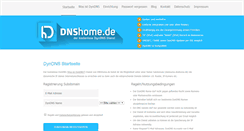 Desktop Screenshot of dnshome.de